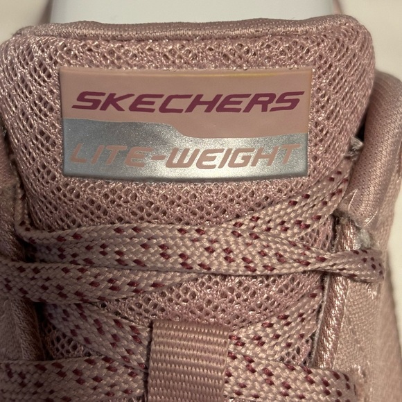 Skechers Lite-weight BOBS Sport Squad Chaos 6.5 Memory Foam Lace up sneaker MVE - Picture 3 of 16